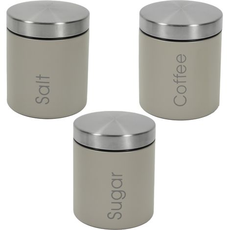 1 Pezzo Barattolo da Cucina Jolly Tortora 10 x 12 cm 3 Decori