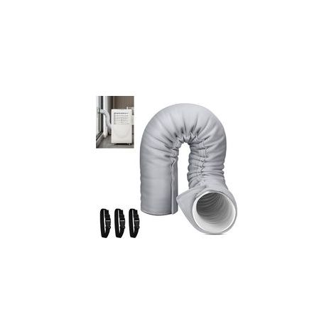 Manchon d'isolation portable pour climatiseur portable, convient aux tuyaux d'échappement de 15 cm de diamètre, installation facile avec 3 sangles
