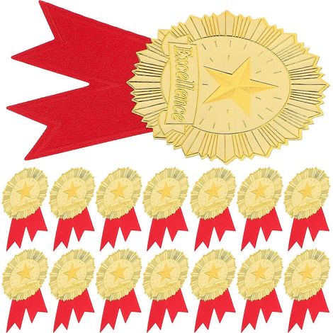 1 Set Excellence Sealing Stickers Certificate Award Seal Stickers Certificate Award Stickers Excellence Certificate Stickers Decorative Sealing Sticke (1/5)