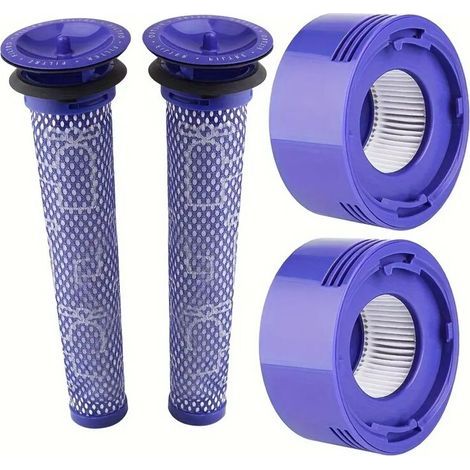 Leistungsstarker staubsauger ohne Beutel für Haustiere – Kompatibel mit Dyson V7/V8, Hochleistungsmotor (Art.-Nr. 965661-01 und 967478-01), Zubehör inklusive, zyklonische Filterung, wiederaufladbare B (1/5)