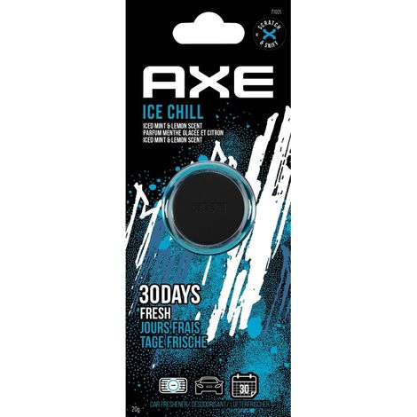 Ambientador rejilla auto mini aroma axe ice chill