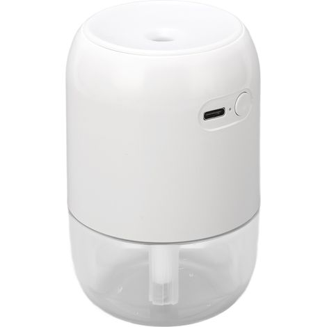 Diffuseur d'huiles essentielles 200 ml, diffuseur d'huiles essentielles, humidificateur d'air avec 7 couleurs de lumière d'ambiance pour la maison, la chambre, la voiture, le bureau, blanc (1/5)