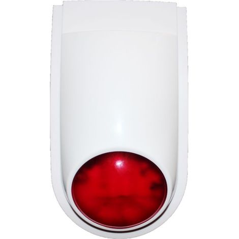 Sirène d'alarme extérieure Wifi avec flash – Alimentation 220V/9V – Puissance sonore 110Db – Autoprotection à l'arrachage – Lifebox (1/2)