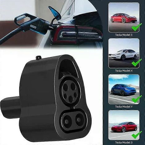 Adaptateur secteur CCS1 pour chargeur de véhicule électrique Tesla Model 3/X/Y/S vers station de recharge Tesla 250 kW (convertisseur combiné) - JXLGV (1/5)