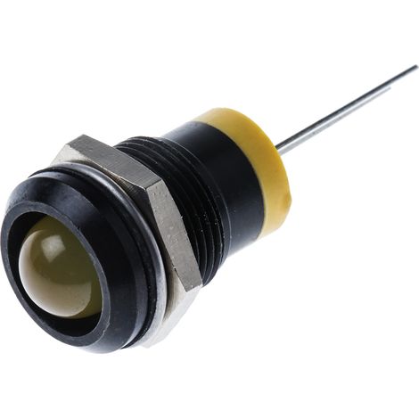 Voyant LED lumineux Jaune RS PRO, dia. 12mm, 2V c.c. ( Prix pour 1 )