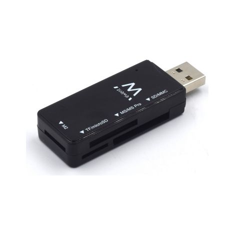 EW1049 lector de tarjeta USB 2.0 Negro