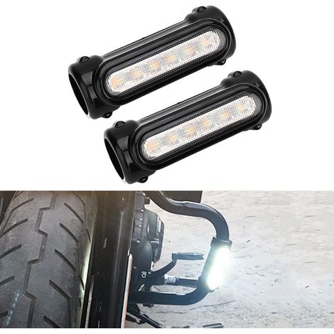 Clignotants Moto 12 LED 32mm Indicateurs de Direction Universels pour Kawasaki Feux de Position (1/5)