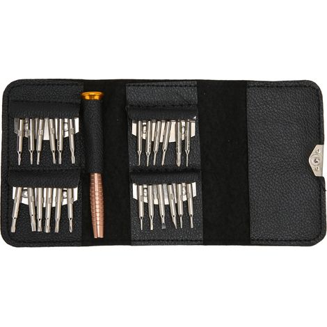 Kit de 24 tournevis mini pour démontage téléphone, outil réparation électronique PC tablettes smartphone (1/5)