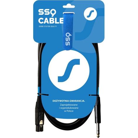 SSQ XLRJS3 - Câble XLR / Jack stéréo 6,3mm
