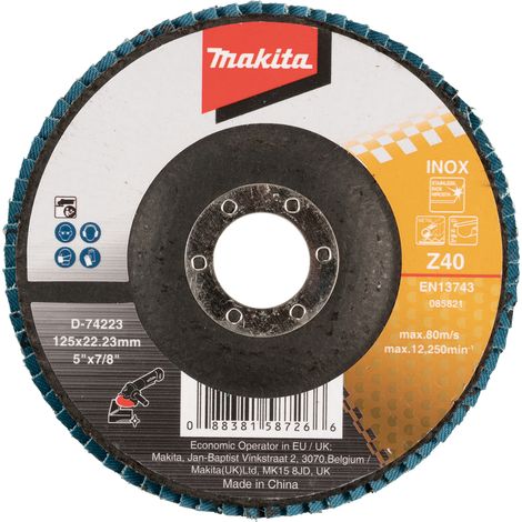 MAKITA D-74223 Disco de láminas 125(G40) metal (1/3)