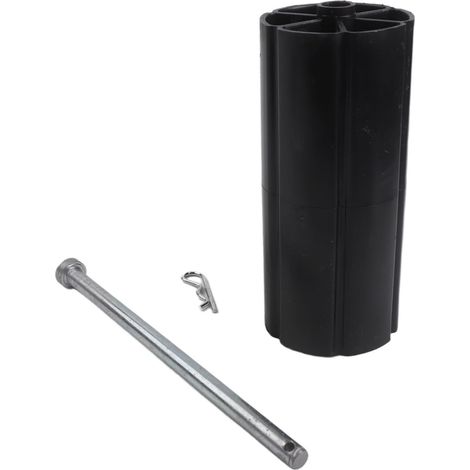 Ensemble de rouleau et tige de pont 532176066 pour tondeuse de 48 à 54 pouces YTH2548B GTH2754 Pièce de rechange anti-cuir chevelu Roue Assemblée Noir (1/5)