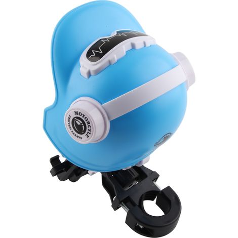 Support de téléphone étanche pour guidon de moto, vélo et scooter électrique, porte-navigateur GPS anti-soleil, casque bleu, fixation robuste pour guidon de 22-32 mm (1/5)