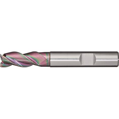Fresa de vástago DIN 6527L tipo W D.4mm VHM especial 45 grados HB Z.2 largo TECWERK (1/2)