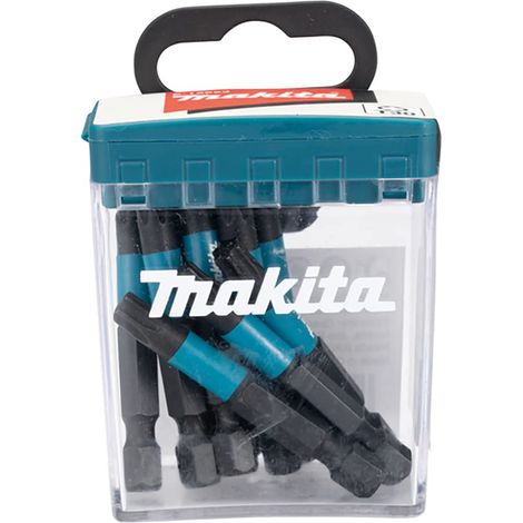 MAKITA E-12675 IMPACT BLACK T30-50 E-FORM LOT DE 10 ÉTUIS À RABAT (1/4)