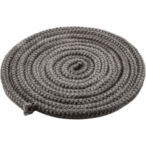 Ikodm – Joint haute température 10 mm x 4 m – Corde en fibre de verre ignifuge – Résistance 450-550 ℃ – Pour cheminées, fours, chaudières (1/5)