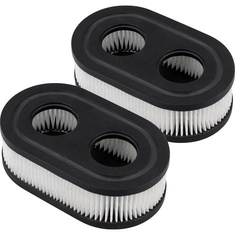 Lot de 2 filtres à air pour tondeuse à gazon compatibles avec Briggs and Stratton 550E et 550EX références 798452 et 593260 filtres de rechange pour moteur (1/5)