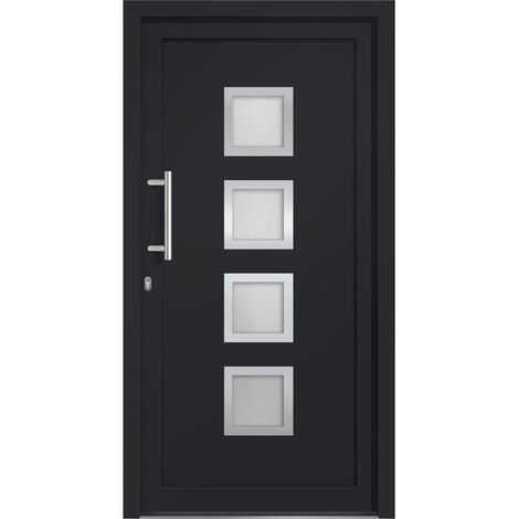 Porte d'entrée Anthracite 98x200 cm vidaXL