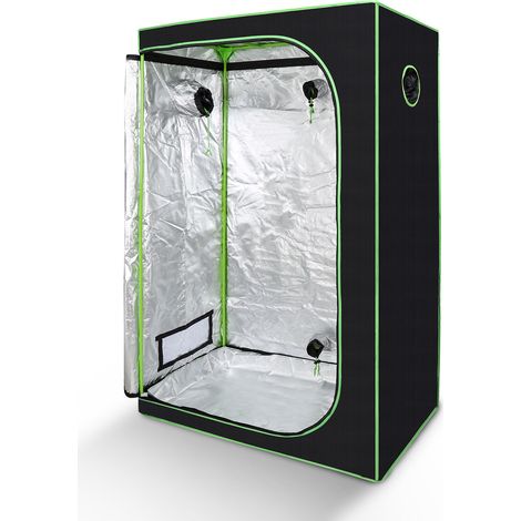 Wolketon Growbox 120x60x180cm Professionelles Growzelt, ideal für Tomaten Salat Kräuter (1/5)