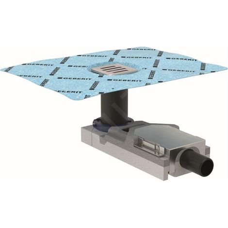 drain de plancher de douche Geberit 154050001 Plancher de 90 mm, pour douche de plain-pied (1/3)