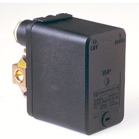 Jetly – Contacteur manométrique inversé 0-6 bar – Arrête la pompe en cas de manque de pression – Raccord 1/2'' F. – Prise mano 1/4'' F. (1/5)