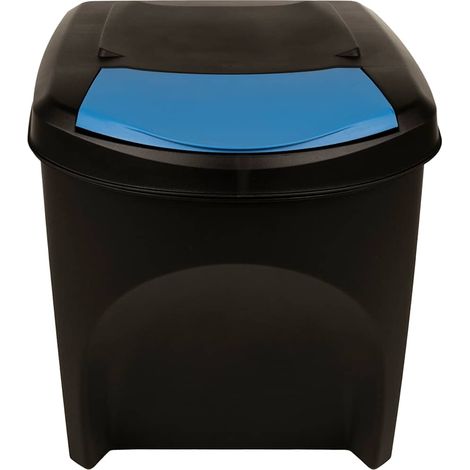 Maison Exclusive - Cestini per Rifiuti Impilabili 4 pz Antracite 100 L