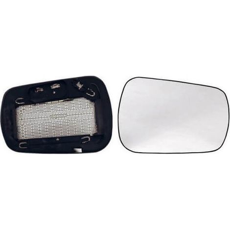 Verre de rétroviseur droit convexe chauffant Ford Fiesta MK5 phase 1 2002-2005
