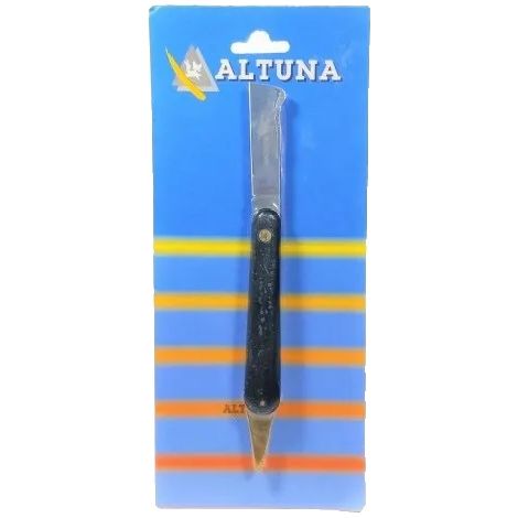 Couteau de greffage, acier inoxydable trempé, pic en bronze, longueur de 20 cm, largeur de lame de 3 cm, poids de 150 grammes (1/4)