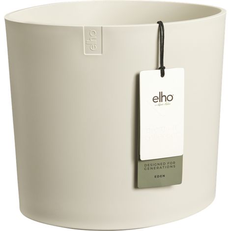 Elho Eden 30 - Blanc - L 31 x B 28.2 x H 28 cm - intérieurextérieur - 100% recyclé (1/3)