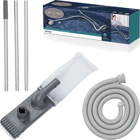 Bestway Hydraulischer Pool-Sauger grau für Schwimmbecken und Spa (1/5)
