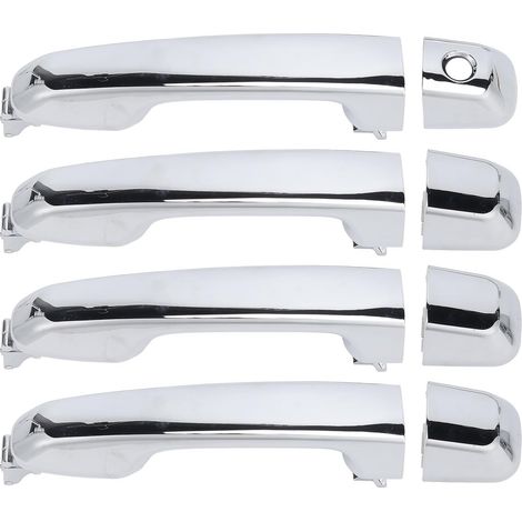 Chrome Exterior Door Handle Set, Chrome Door Handle for N280 2010-2024 GX460 URJ150 2010-2023, Replaces 69211 60090 69250 60010 69211 60070 C0 69217 60150 (1/5)