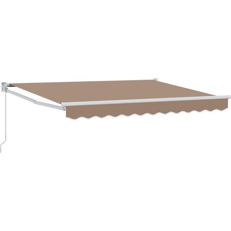 Toldo retráctil Topo 3 x 2,5 m 100% Poliéster y Aluminio vidaXL (1/5)