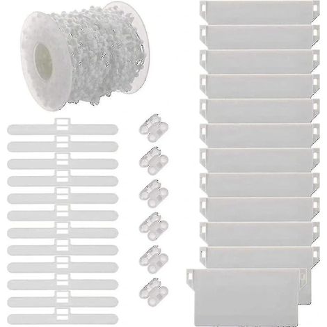 Filiyano – Kit de réparation pour stores verticaux PL, accessoires pour stores verticaux, maillon supérieur en plastique à chaînette de 89 mm (1/5)