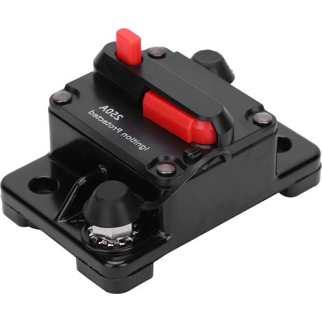 Porte-fusible à réarmement automatique, en cuivre, étanche, rouge, 12-42 V CC, 250 A (1/5)
