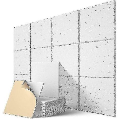 Lot de 12 panneaux adhésifs insonorisants, coussinets d'isolation acoustique de 30 x 30 cm (1/5)