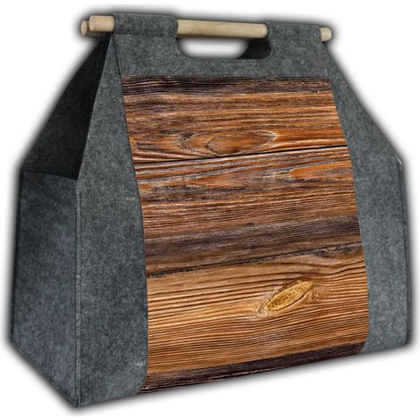 Bolsa de leña - madera (1/5)