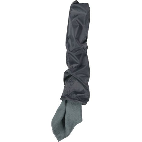 EQuest Toweltube, grau - Mikrofasertuch zur Pferdepflege (1/3)