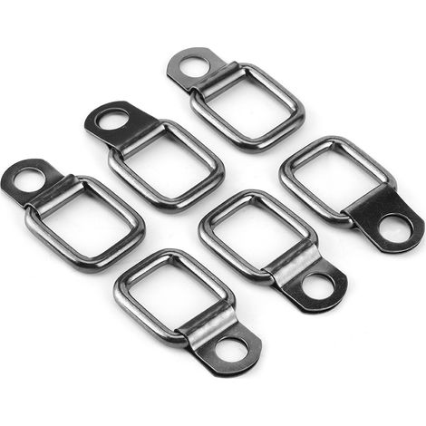 Six anneaux de fixation en D pliables de rechange pour les modèles Jeep Wrangler 2007-2017. (1/5)