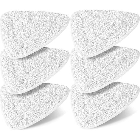 Packung mit 6 Ersatztüchern, kompatibel mit dem Vilead Steam Plus Dampfsauger zur Bodenreinigung. (1/5)