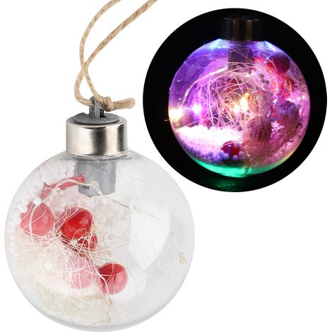 Boule Lumineuse - Corde De Chanvre Et Fils De Cuivre - Décoration Patio Et Jardin - Lot De 3 (1/5)