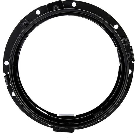 Bracket of fitment for headlight of car 7 inches, ring round for Jeep Wrangler (black) (1/5)