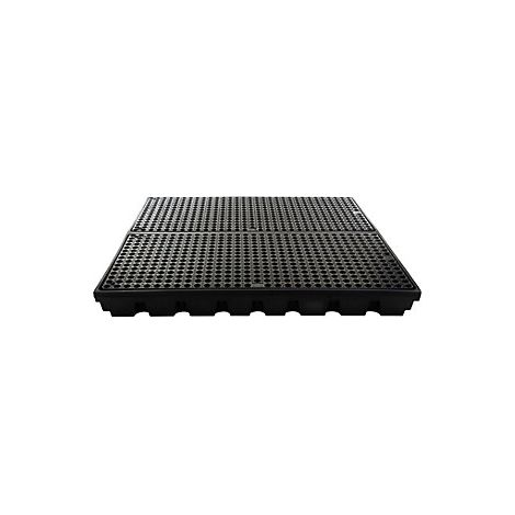 Cubeta plana de PE  para 4 bidones de 200 l  capacidad 192 l 