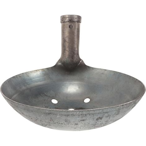 Pá Multifuncional De Metal Com Peneira Para Limpeza De Esgotos E Jardins, Com Cabo Vertical.