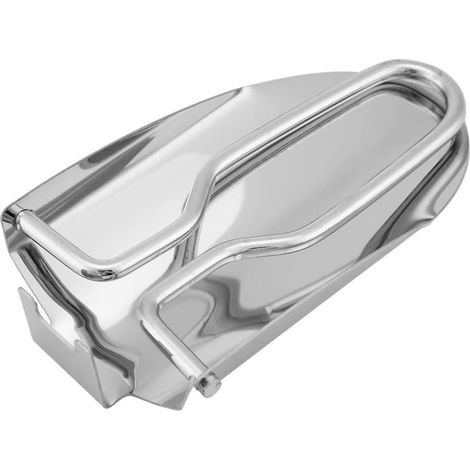 Mini pelle de jardin pliable en acier inoxydable argenté poli