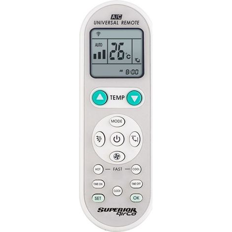 [JAMAIS UTILISE] Commande Universal Pour les codes de climatisation 1000 Superior Airco-1000 (1/2)