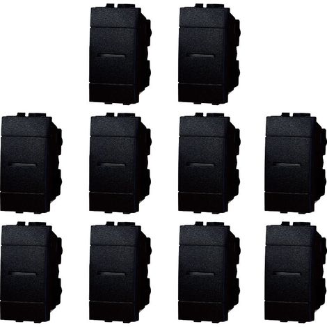 gloca 10er-Set Umsteller 1P Axial 16A 220V Kompatibel mit Living-Serie (1/4)