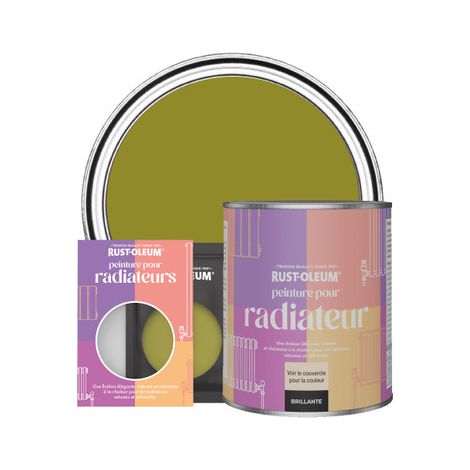 Peinture pour Radiateur, Finition Brillante - Olive Marinée (1/3)
