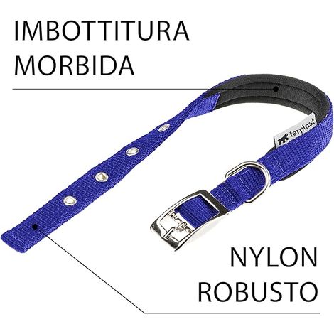 COLLARE PER CANI 'DAYTONA C' 15 mm x 27÷35 cm - colore blu - FERPLAST