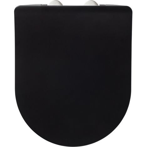 Tiger Tune Abattant WC - Duroplast - Noir inox brossé (1/5)