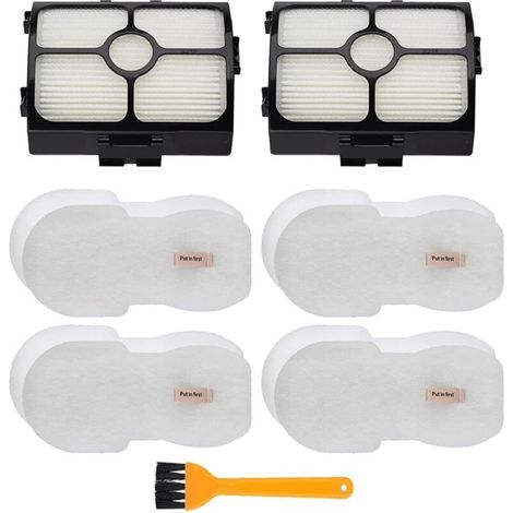 Filtres HZ3002 pour aspirateur balai filaire Shark HZ3002 Stratos Ultralight, 10 pièces Filtres HZ3002 Comparer à la pièce n° XFFKHZ3000, 2 filtres HEPA et 4 filtres en mousse et feutre (1/5)