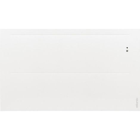 Atlantic – Radiateur à inertie 1250W horizontal – Pilotage intelligent – Double corps de chauffe – Détection d'occupation – Économie d'énergie jusqu'à 45%